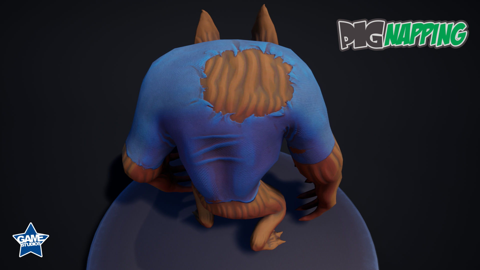 Back - Wolf 3d Character - PigNapping