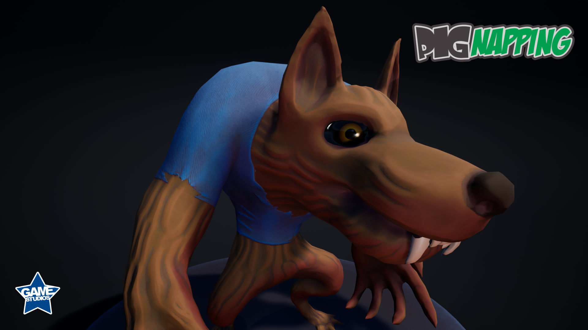 Front - Wolf 3d Character - PigNapping