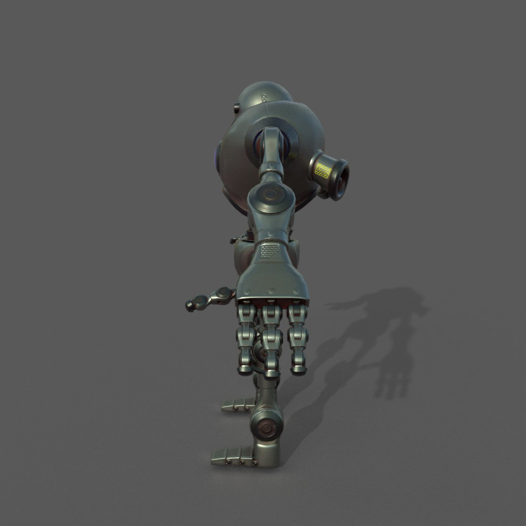 Robot - 3d Character Side