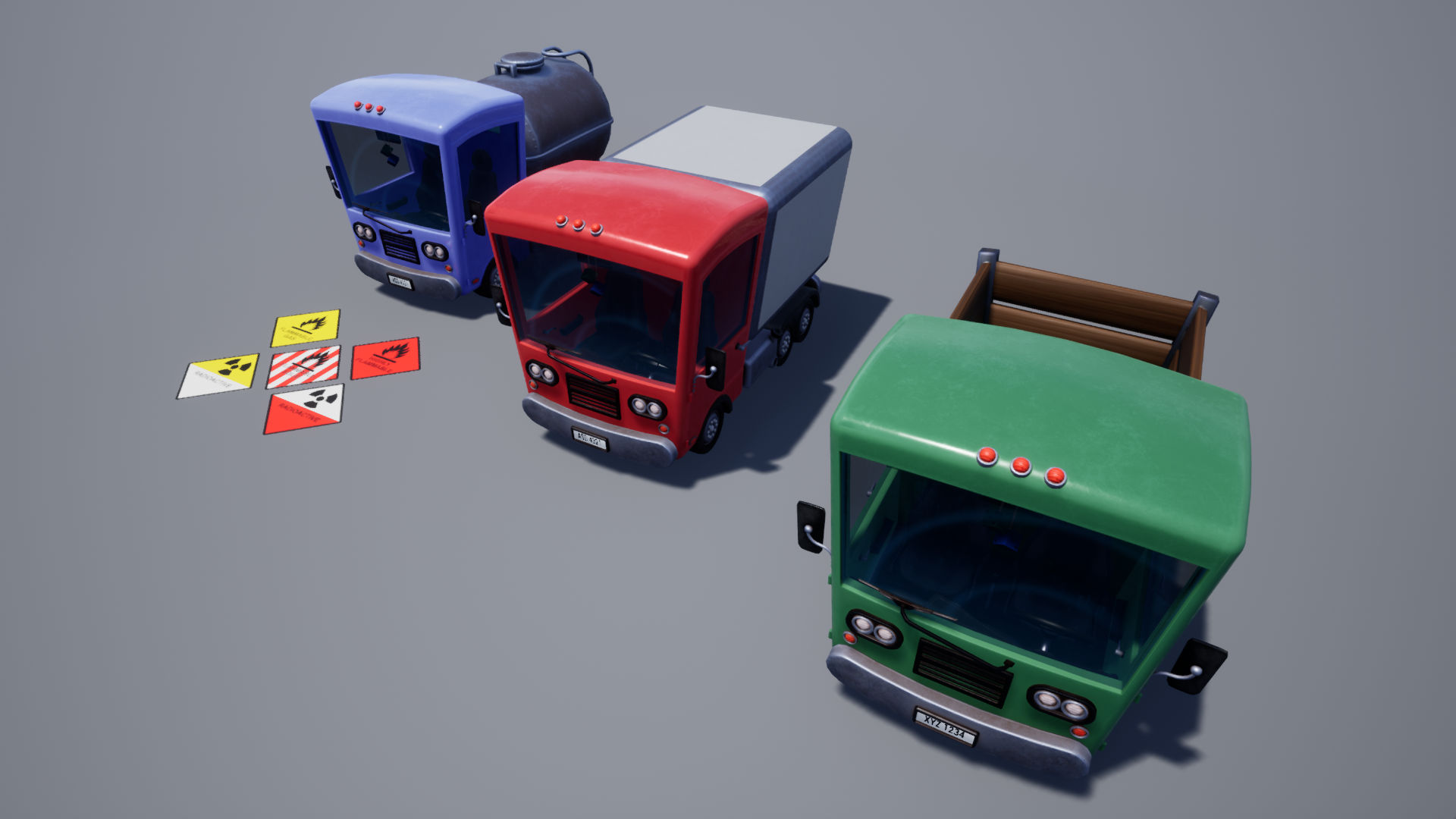Stylized Truck Pack - Unreal Engine Marketplace