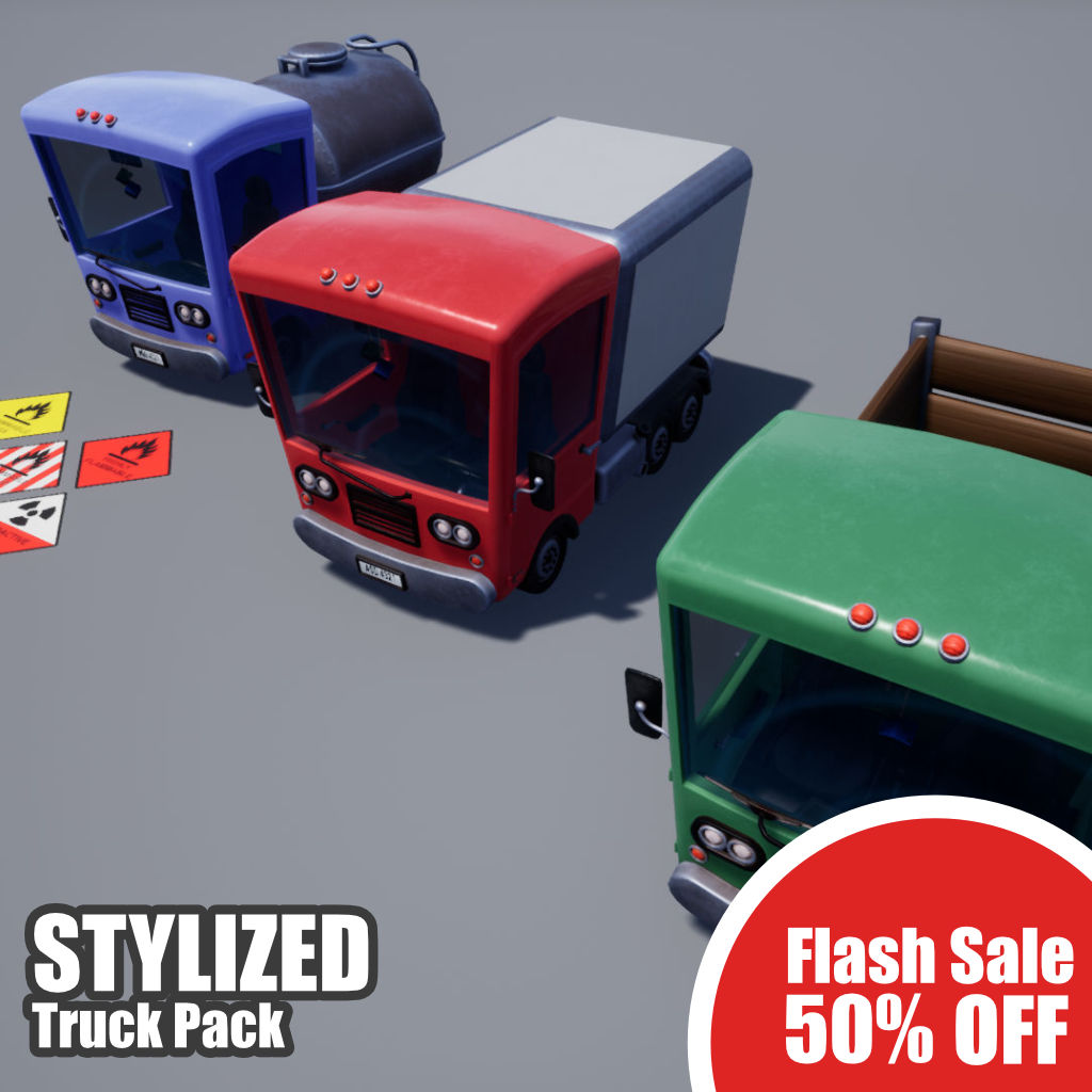 The April Sale is here! Save 50% on Stylized Truck Pack now through April 24.