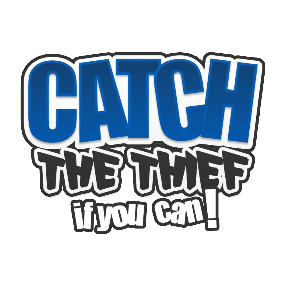 Catch the Thief, If you can! - Game Logo Design