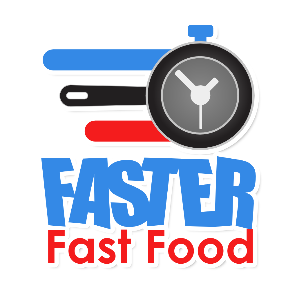 Faster - Fast Food - Game Logo Design