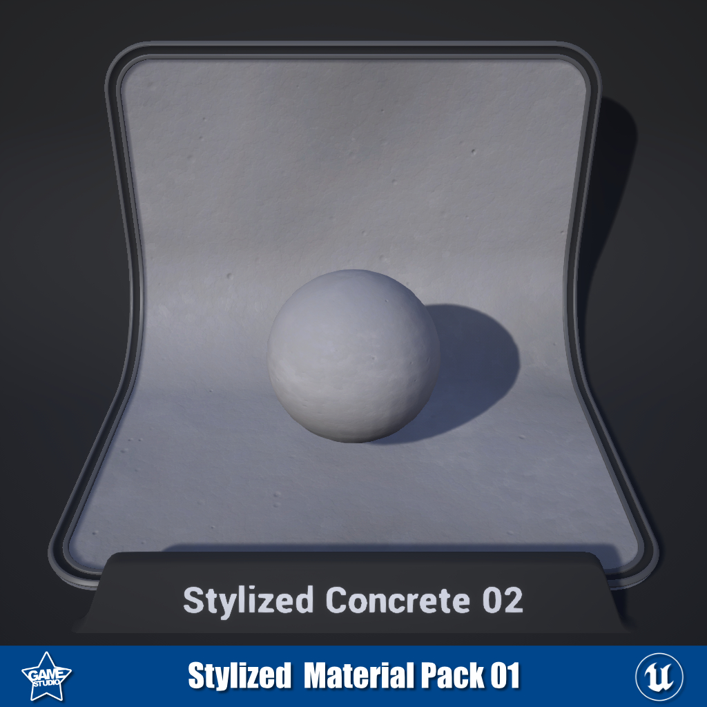 Stylized Concrete Materials 02