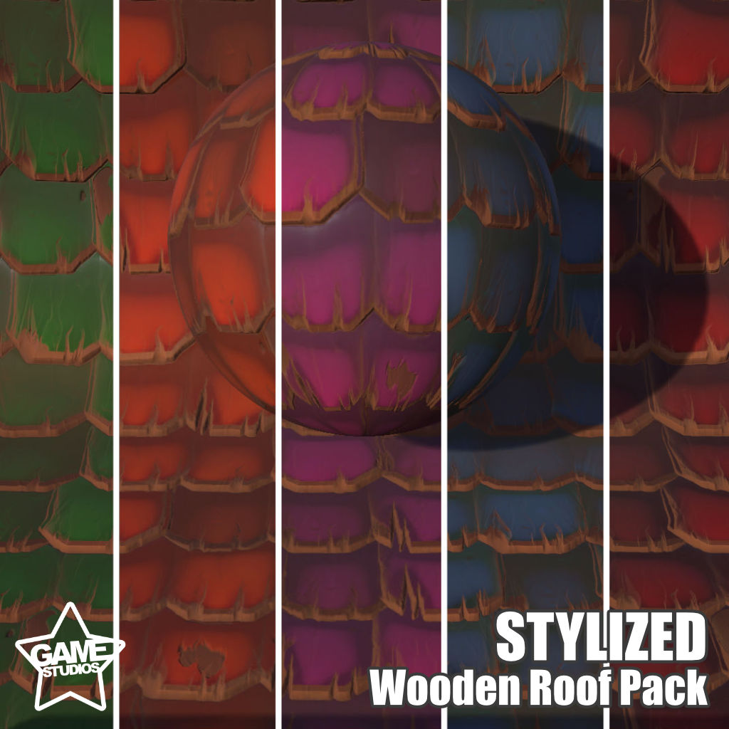 Stylized Wooden Roof Pack