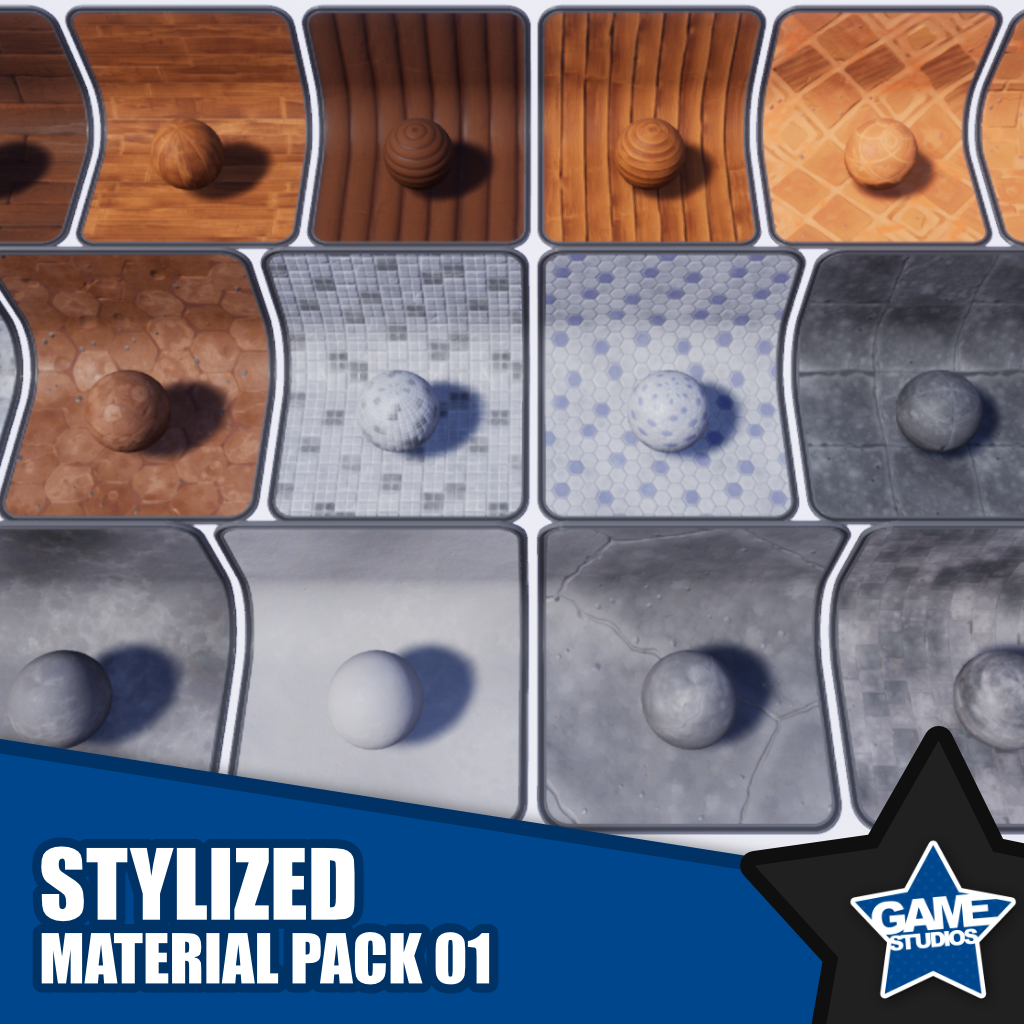 Stylized Materials Pack 01