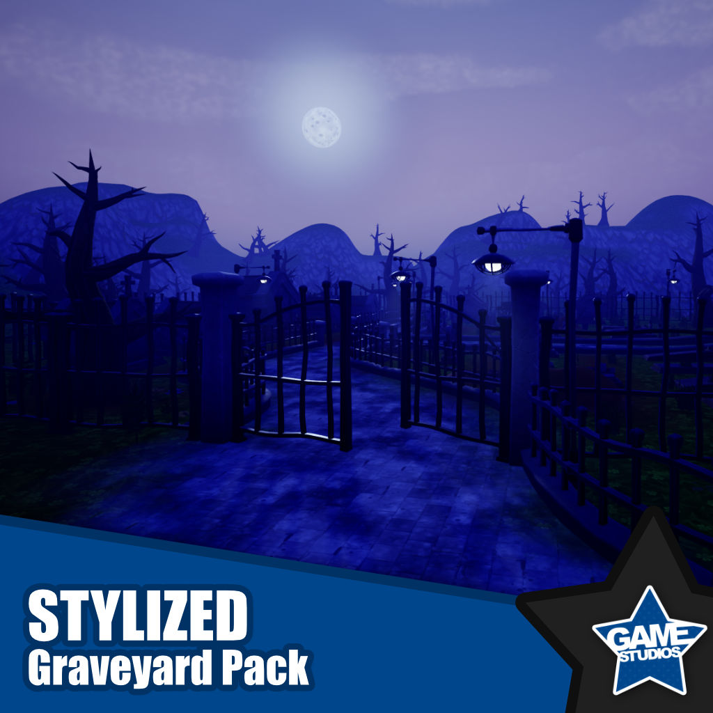 New UE4 Stylized Graveyard Environment Pack