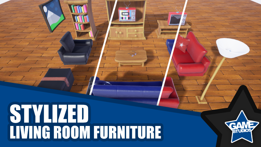 Stylized Living Room Furniture