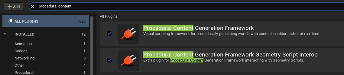 UE5 Plugin - Procedural Content Generation Framework