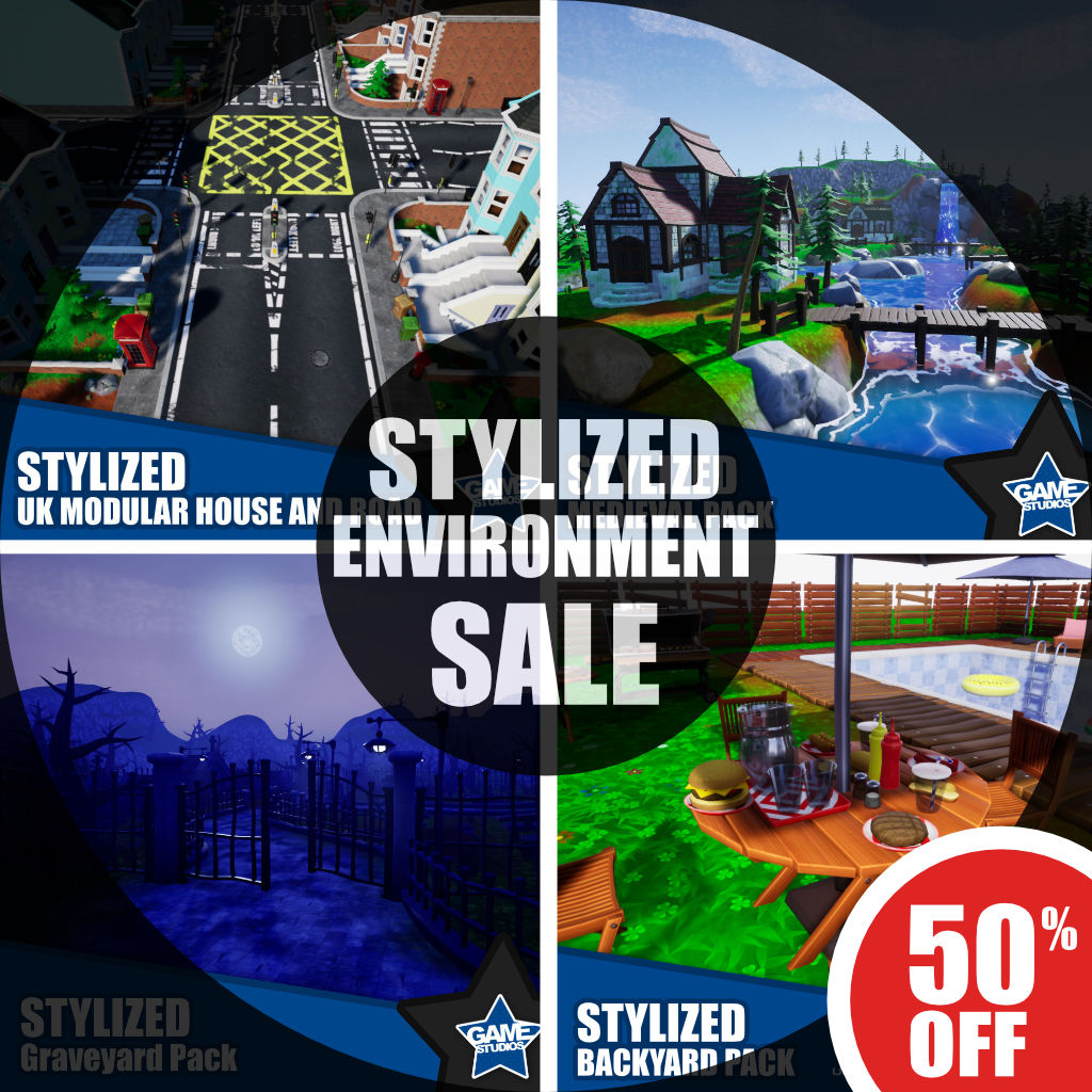 Unreal Marketplace Exclusive: Get 50% Off Stylized Modular Packs by Star Game Studios!