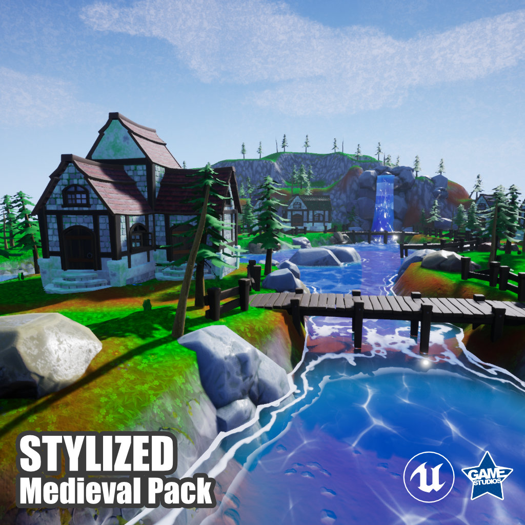 New UE4 Stylized Modular Medieval Pack